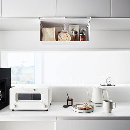 tower タワー 戸棚下ブレッドケース ホワイト 10256