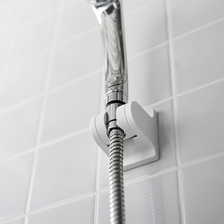 tower タワー 角度が調節できるフィルムフックシャワーホルダー ホワイト 10288