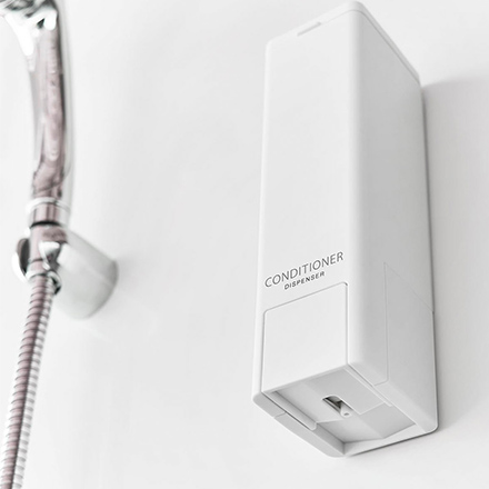 tower タワー 下から出るマグネットディスペンサー コンディショナー ホワイト 10292