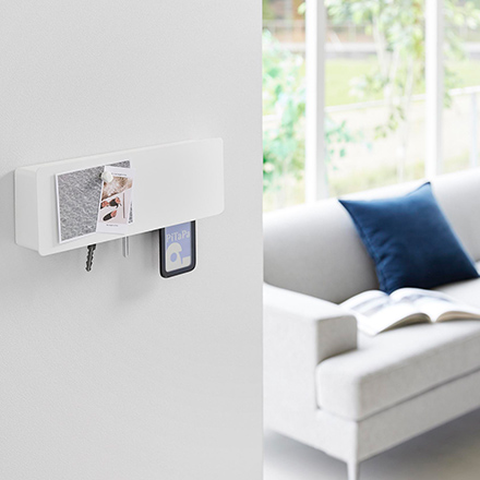 tower タワー 壁付けキーフック ロング ホワイト 10344