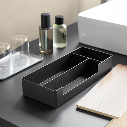 RIN リン 蓋付きアメニティ&小物収納 ブラウン 10602