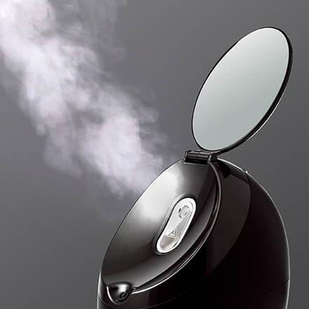 コイズミ ENAGE フェイススチーマー ブラック KBE-1540/K