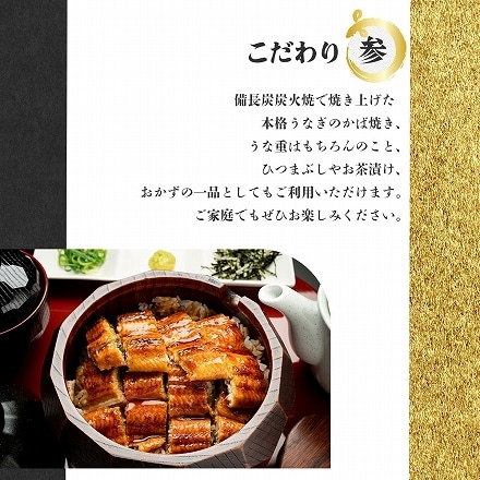 ギフト うなぎ 愛知県産 うなぎの蒲焼き3種セット 鰻 (1尾200gの特大サイズ長焼き 半身約50g 刻み50g)