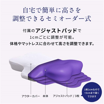 MTG NEWPEACE Pillow Release 首肩サポートまくら WS-AD-00A