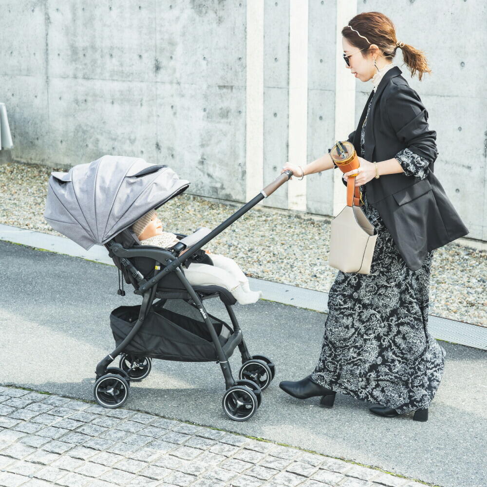 Aprica アップリカ ラクーナ クッション AF A型ベビーカー グレー GR 2182902