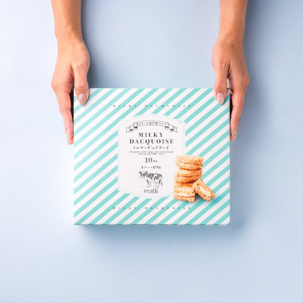 ミルキーダックワーズ 10個入 生クリーム専門店Milk ミルク ダックワーズ ミルキークリーム