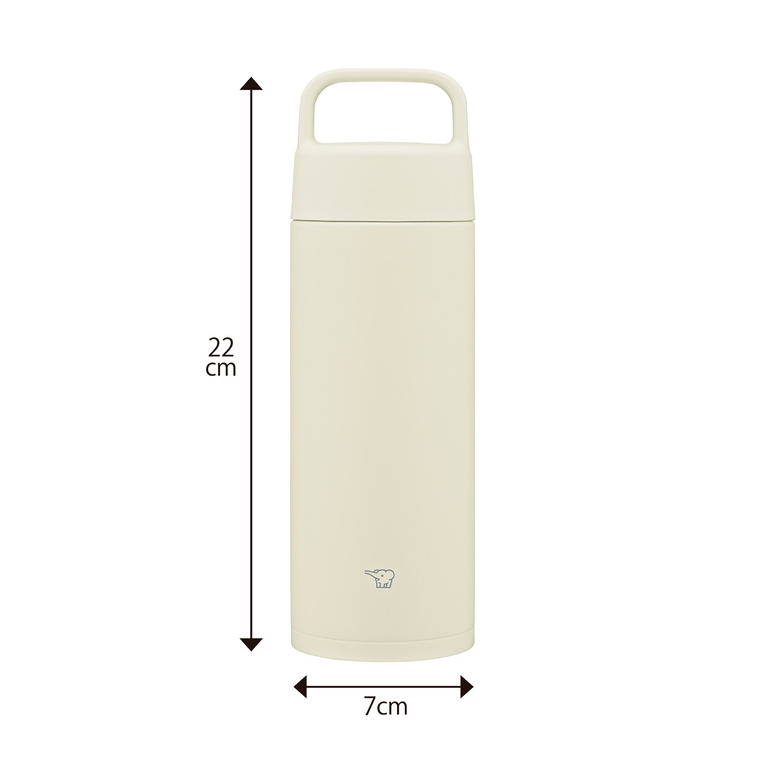 象印 ステンレスマグ SM-RS50 500ml / 0.5L 水筒 マグボトル ハンドルタイプ ハンドル付き 洗いやすい シームレスせん 食洗機対応 / グリーン