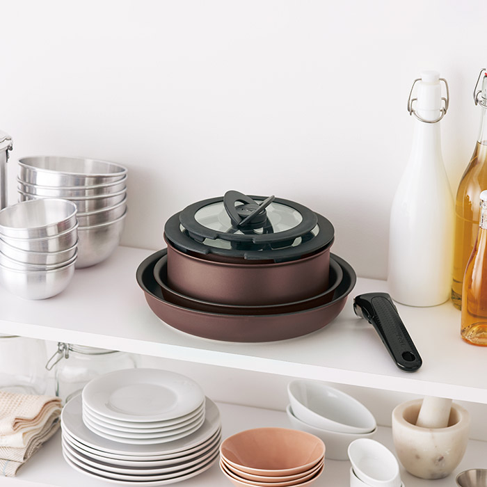 ティファール T-fal フライパンセット インジニオ・ネオ IHブルゴーニュ・エクセレンス セット9（IH・ガス火対応） L66692