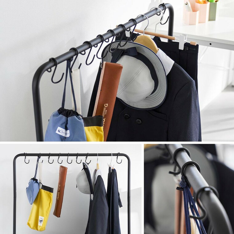 山崎実業 tower バッグ収納ラック タワー 10157 10158 / ブラック