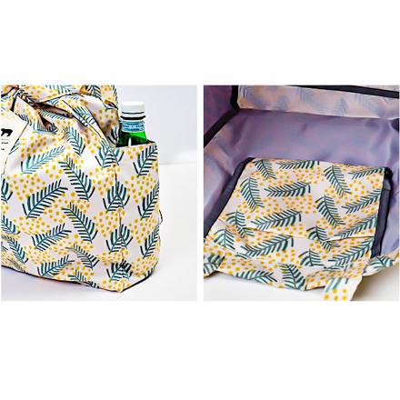 kippis キッピス 巾着トートバッグ ライトグレー