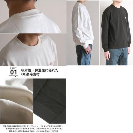 BALL OE裏毛 ワッペン付き トレーナー 60505 Mサイズ TOP/GREY