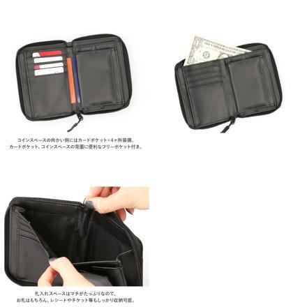 BEN DAVIS ベンデイビス SMOOTH ROUND WALLET BDW-8294 財布 BLACK/BLACK