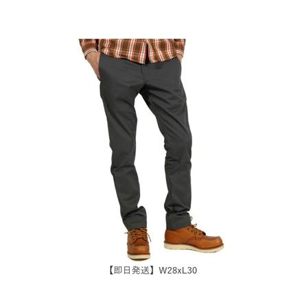 ディッキーズ Dickies 801 スキニー ワークパンツ チャコール W29xL32
