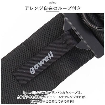 goWeLL バッグとめるベルト 3.0 トラベルグッズ ブラック