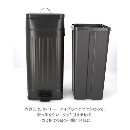 GaLva ガルバ スクエアダストボックス 30L ダストボックス マットホワイト