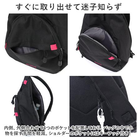 aneLLoGRANDE ハイキャパシティ 15L 大容量クロスボディ GTM0463 BK.ブラック