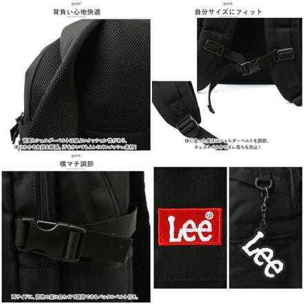 LEE Debbie タウンリュック 25L 320-4910 リュック ブラック