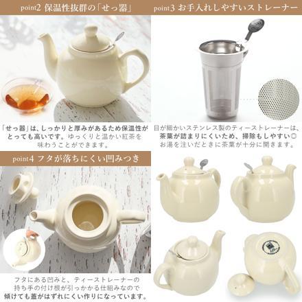 London Pottery ロンドンポタリー ティーポット 2カップ用 レッド