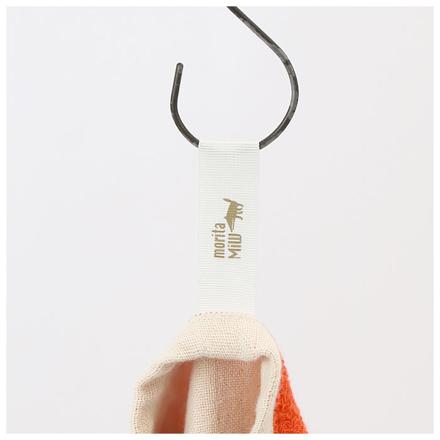 moritaMiW TEATOWEL イヌ/黒犬チョークと赤斑犬のテン