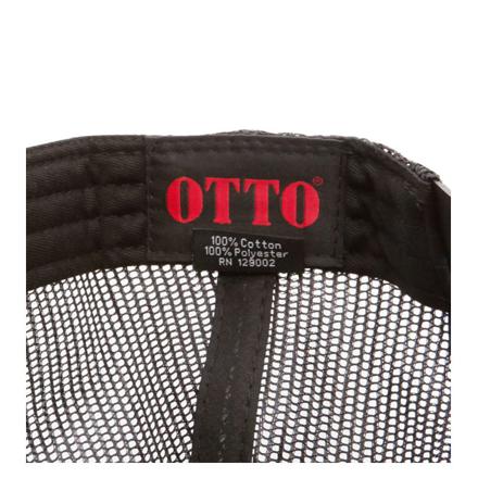 オット OTTO #141-1070 Cotton Twill Flat Visor 2.Red
