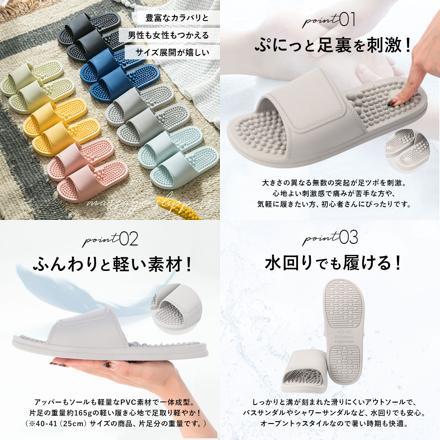 足つぼ健康サンダル pmysan001 36-37(23cm) ピンク