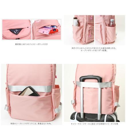 リュック 大容量 Sebag9314 大容量収納リュック ライトパープル