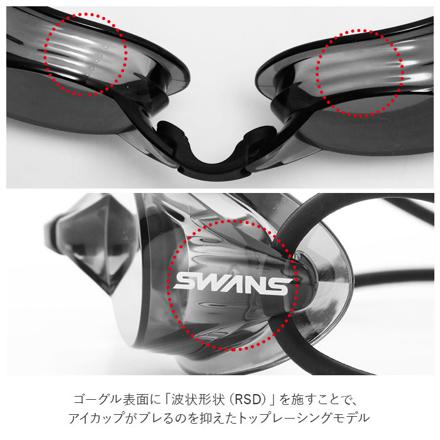 スワンズ SWANS SR-7N Racing スイムゴーグル 6パープル