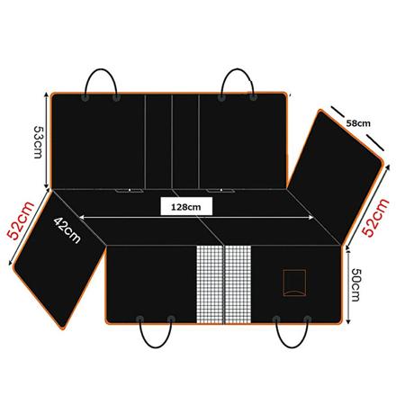ペット用ドライブシート xincheDian01 フリーサイズ ブラック