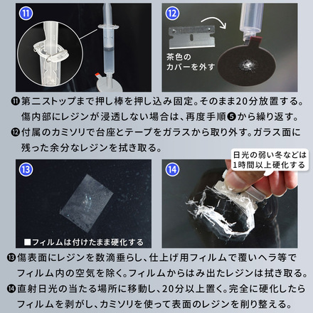 mitas フロントガラス修理キット TN-WIRK-A