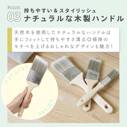 MILASIC 隙間掃除ブラシ 3本セット TN-CNBSS-3SET