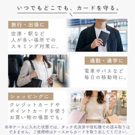 mitas スキミング防止 カードケース オーロラ TN-ASKCC-AR
