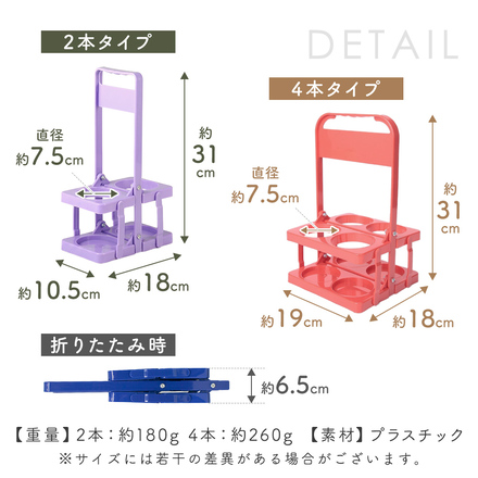 mitas ドリンクキャリアー ブラック 2本タイプ TN-DRKCR-BK-2