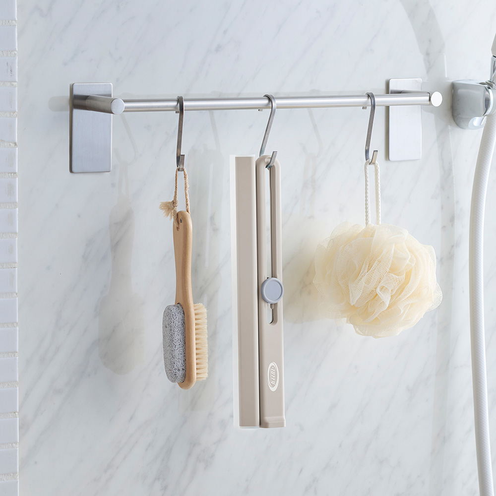 Toffy マグネットスキージー折りたたみ式 CL-MSQ2-GE グレージュ