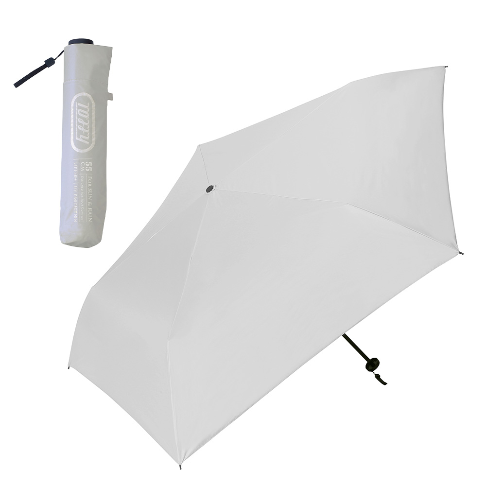 Toffy 55cmオールウェザーUV傘 フレンチブルー HUL1-FBL