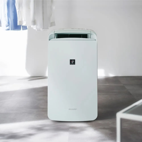 冷風・衣類乾燥除湿機 プラズマクラスター7000 コンプレッサー方式 アイスホワイト シャープ CM-U100-W