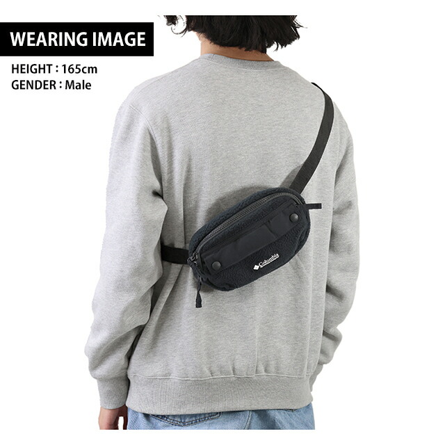 コロンビア ヒップバック メンズ レディース Columbia ボディバッグ クロスボディバッグ 100%Polyester 2094541 ブラック バッグ 斜めがけ ブランド 高級 おしゃれ プレゼント 男性 実用的 かっこいい