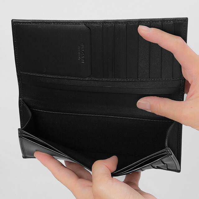 ブルガリ 長財布 メンズ BVLGARI 282852 BLK ブラック ウォレット ブランド 高級 おしゃれ プレゼント 実用的