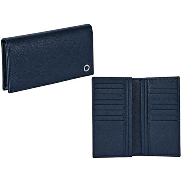ブルガリ 長財布 メンズ ブランド BVLGARI 283811 ネイビー ウォレット 高級 おしゃれ プレゼント 実用的