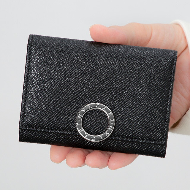 ブルガリ 名刺入れ メンズ BVLGARI レザー 30420GRAIN BLK ブラック ブランド 高級 おしゃれ プレゼント 実用的