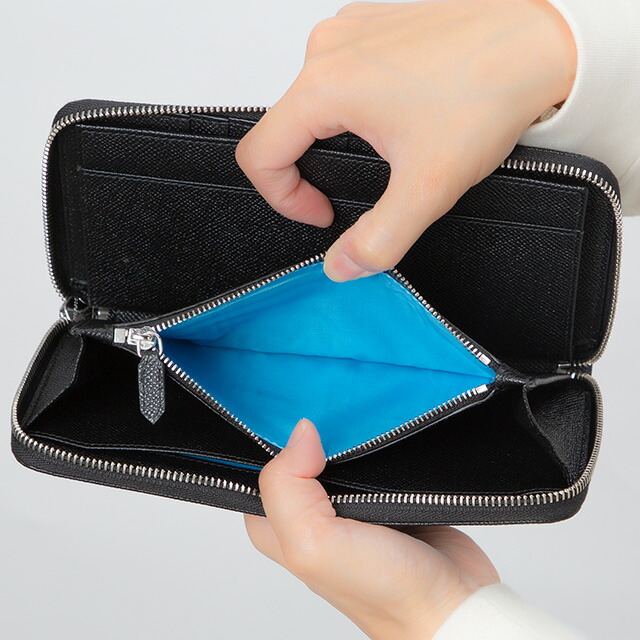 ブルガリ 財布 オーガナイザー メンズ BVLGARI レザー 36710 BLK ブラック ウォレット ブランド 高級 おしゃれ プレゼント 実用的