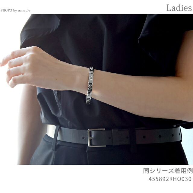コーチ バングル レディース COACH ロゴ 455892 RHO 030 シルバー アクセサリー 腕輪 ジュエリー ブランド 高級 おしゃれ プレゼント 女性 実用的 かわいい