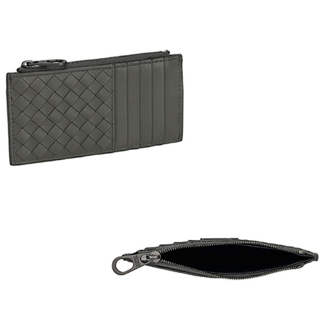 ボッテガ・ヴェネタ コインケース メンズ ブランド BOTTEGA VENETA イントレチャート レザー 566430-V47W1 ダークブラウン 小銭入れ 小さい 高級 おしゃれ プレゼント 実用的
