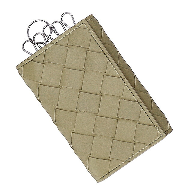 ボッテガ・ヴェネタ キーケース メンズ レディース ブランド BOTTEGA VENETA 630336-V3US1 カーキベージュ 高級 おしゃれ プレゼント 実用的