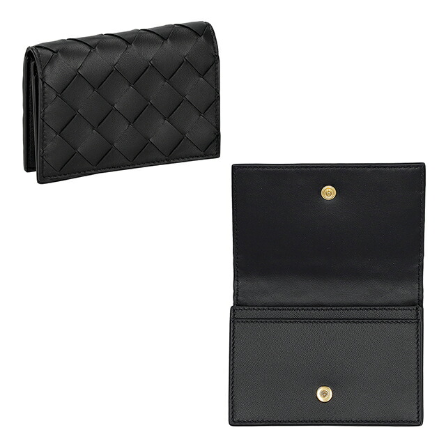 ボッテガ・ヴェネタ カードケース レディース ブランド BOTTEGA VENETA レザー Italy 667141-V3UH2 8425 ブラック