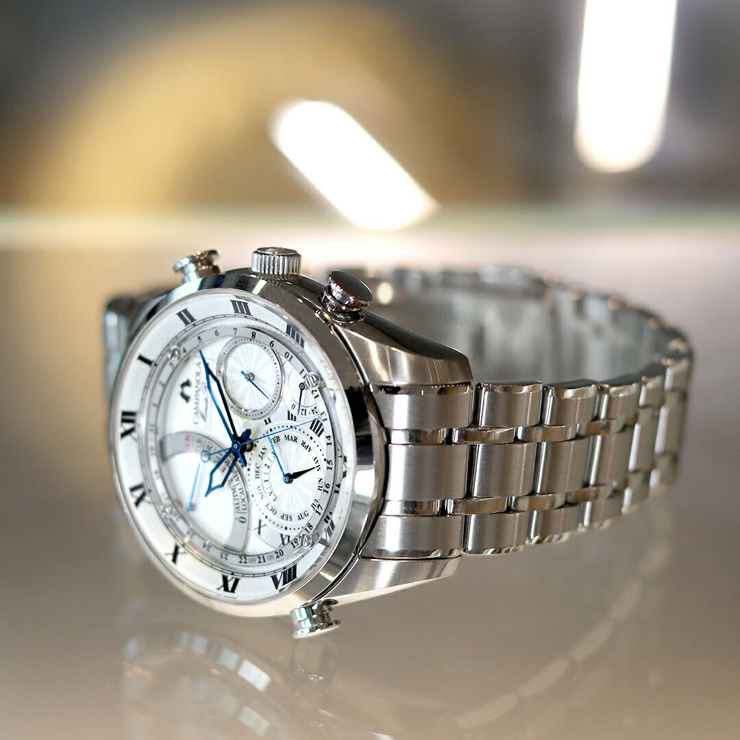 シチズン カンパノラ 時計 コンプリケーション ミニッツリピーター 水琴窟 水の雫 CITIZEN CAMPANOLA 腕時計 AH7060-53A 高級 ブランド おしゃれ 防水 文字盤 大きい プレゼント 男性 実用的