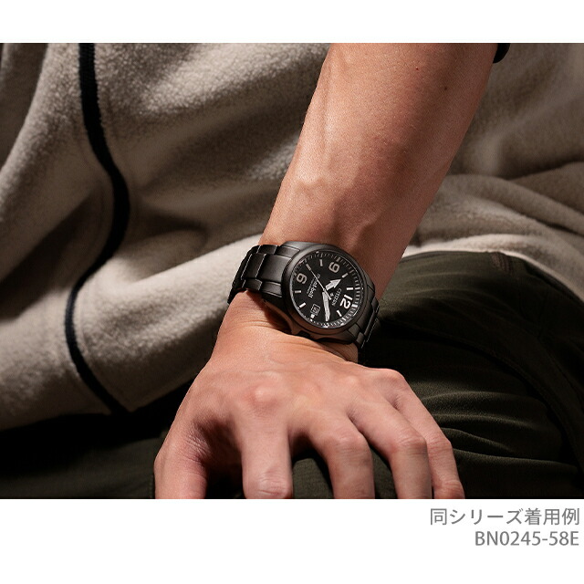 シチズン プロマスター LANDシリーズ mont-bell 光発電エコドライブ 腕時計 ブランド メンズ チタン 数量限定 ソーラー CITIZEN PROMASTER BN0245-58E アナログ ブラック 黒 おしゃれ 防水 文字盤 大きい プレゼント 男性 実用的