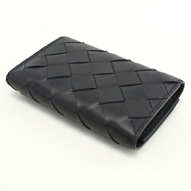 ボッテガ・ヴェネタ 6連キーケース コンパクト メンズ ブランド BOTTEGA VENETA レザー 630336 ネイビー