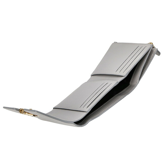 バ－バリ－ 三つ折り財布 レディース ブランド BURBERRY 8070433 グレー ウォレット 高級 おしゃれ プレゼント 実用的