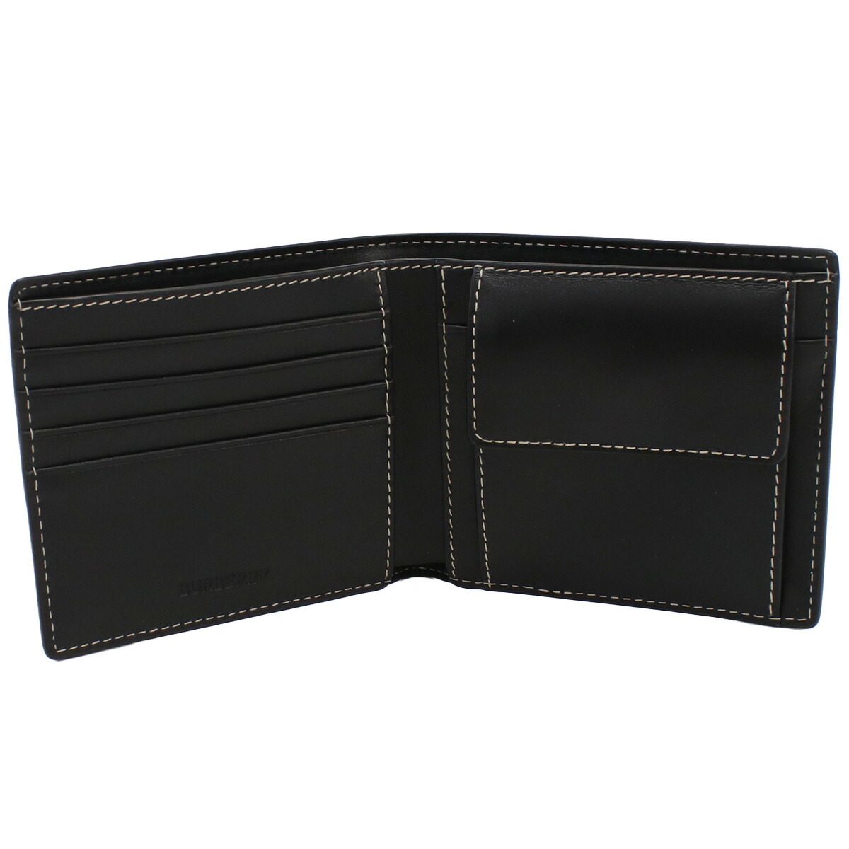 BURBERRY バーバリー 8052802 二折財布小銭入付き DARK BIRCH BROWN ブラウン系 マルチカラー メンズ ウォレット ブランド 高級 おしゃれ プレゼント 実用的
