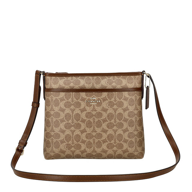 コーチ ショルダーバッグ メッセンジャーバッグ レディース アウトレット ブランド COACH CCQ21 IMXHE ブラウン 斜めがけ 高級 おしゃれ プレゼント 女性 実用的 かわいい